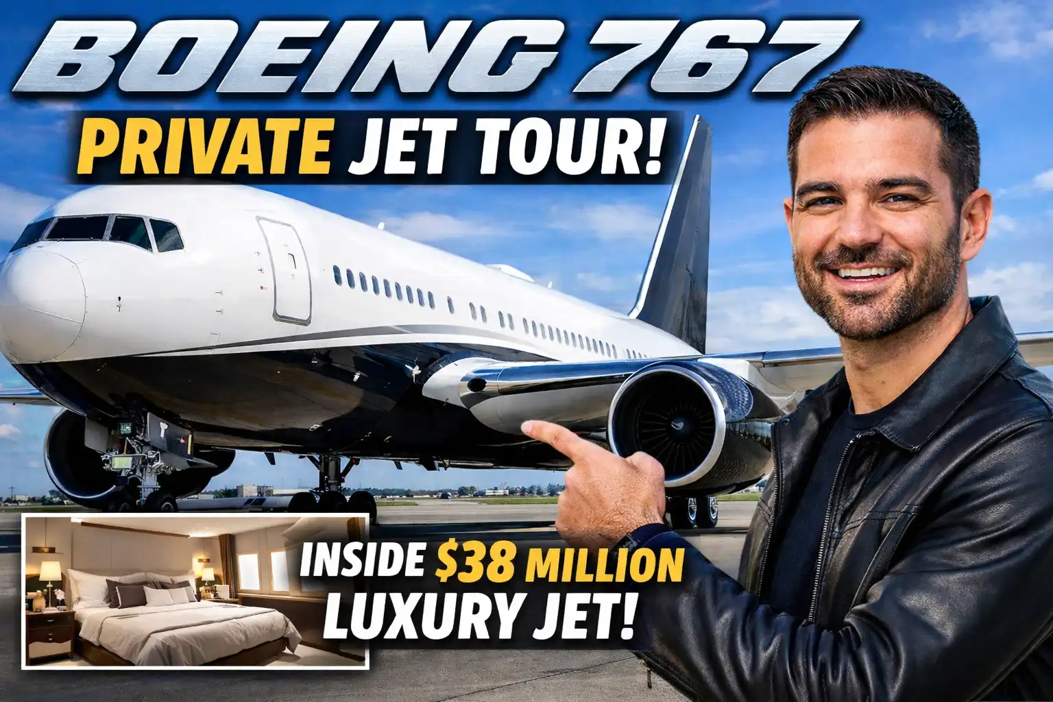 Boeing 767 Private Jet Tour