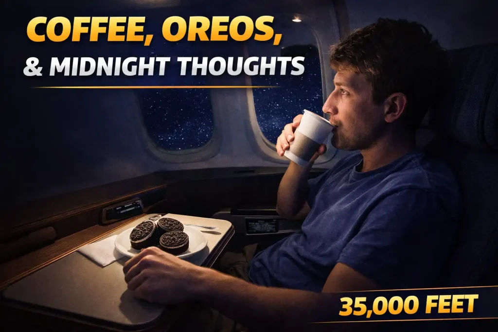 Coffee, Oreos, and midnight skies