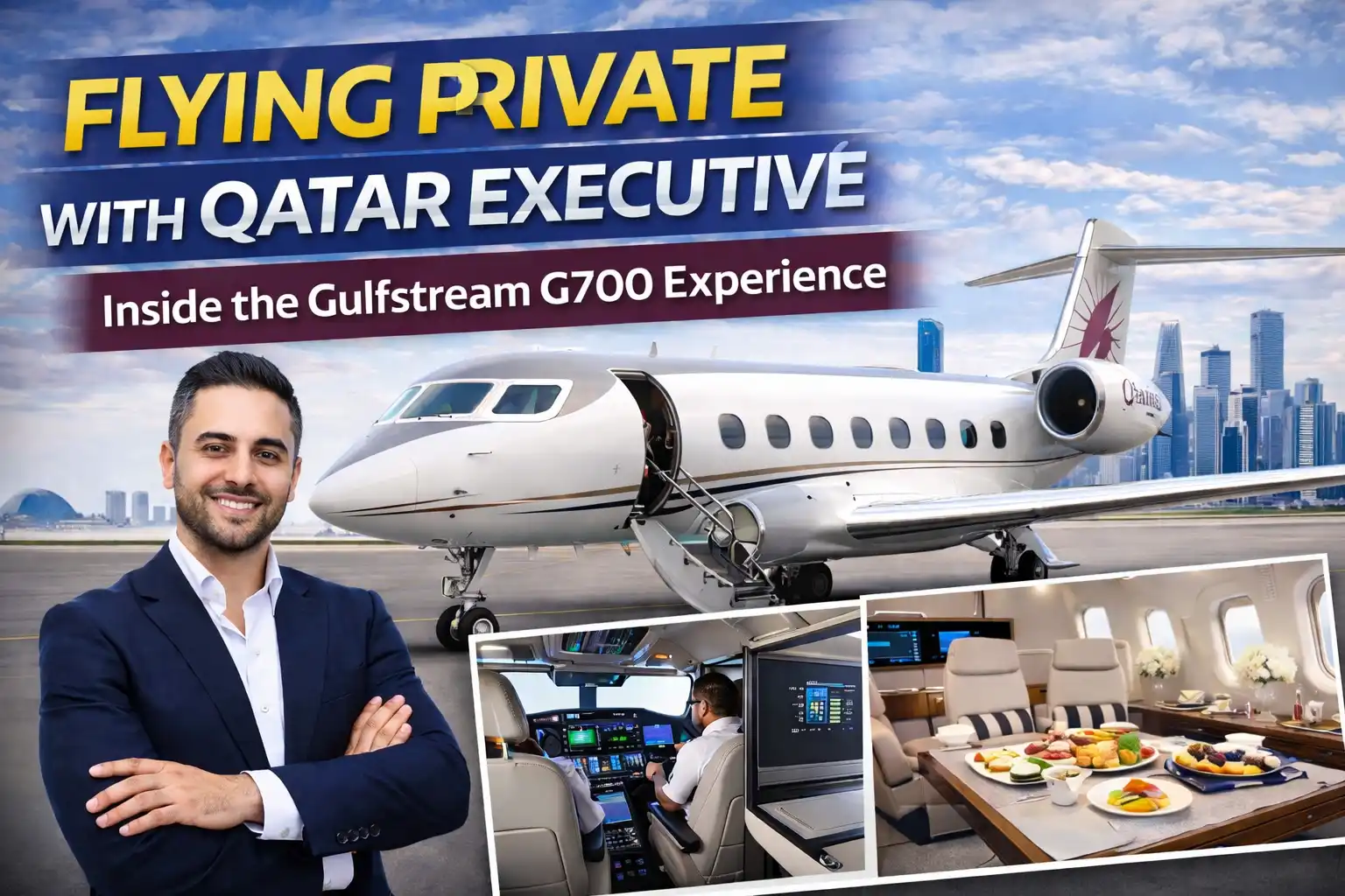 Qatar Executive Gulfstream G700 experience